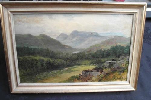 Antique oil painting - antique, samuel