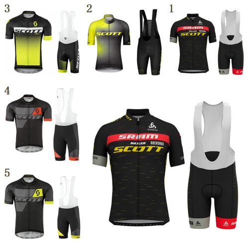 New men scott cycling jersey - new,