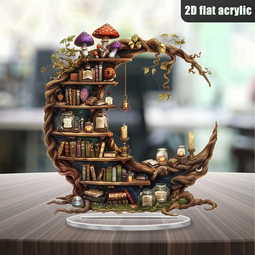 Bookshelf statue collection - 2d,