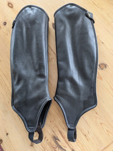 Leather half chaps tredstep - -,
