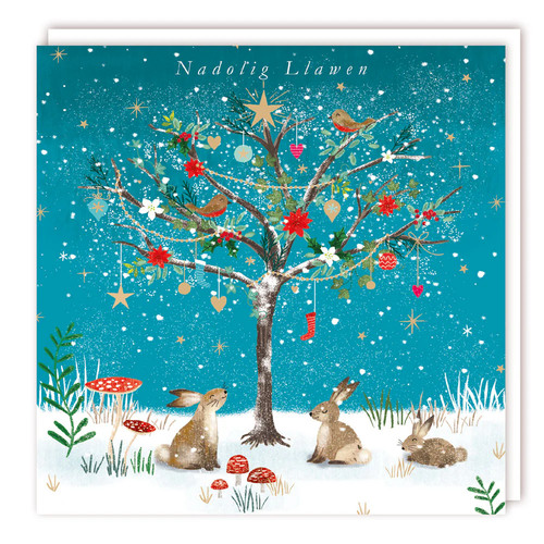 Tracks medium christmas cards - tracks,