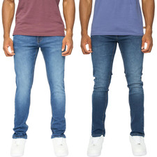 Mens Duck & Cover Overburg Tapered Fit Denim Jeans