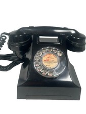Vintage rotary dial telephone - vintage,