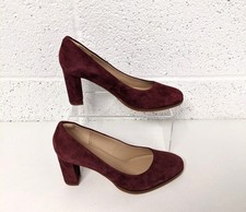 Clarks Kaylin Cara 2 Wine Suede Court Shoes Heeled - EU 41 / UK 7