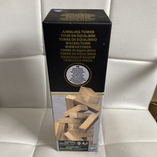 Jumbling Tower by SpinMaster. Tumbling Wooden Blocks Game 48 wood pieces