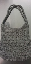 Black Crocheted Handbag Lovely
