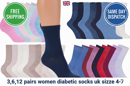 Womans diabetic socks - socks, ladies