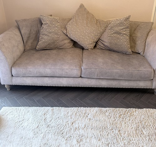 Dfs grey contemporary sofa - dfs,