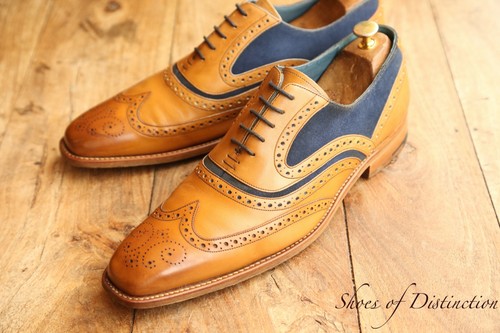 Barker tan leather - barker, suede