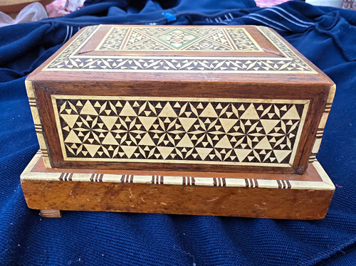 Vintage handcrafted inlaid - vintage,