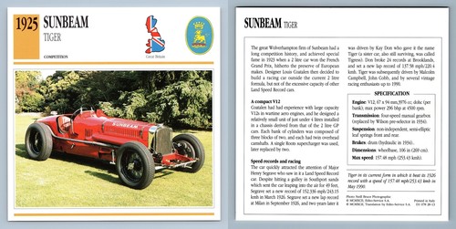 Sunbeam tiger 1925 - -,