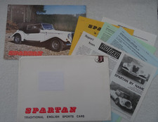 SPARTAN CARS BROCHURE & SALES PACK/PRICE LIST 1980. 8Items. PLUS-TWO, 2-SEATER.