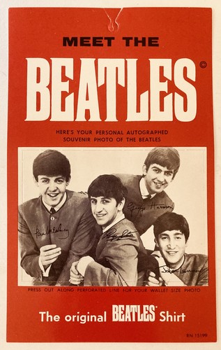 Beatles 1964 original shirt - beatles,