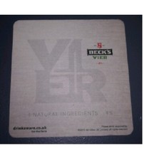 Becks Vier Beer Mats x 10 New