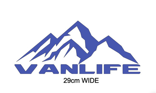 Vanlife decal 29cm - 2x,