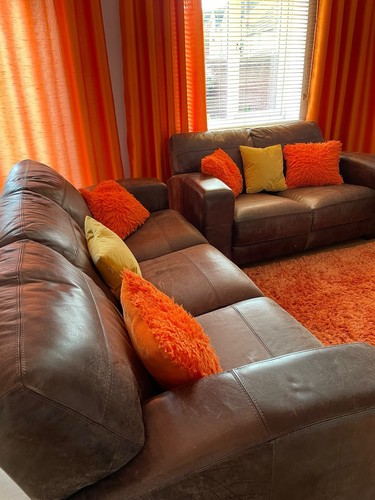 Sofology brown leather sofas - sofas,