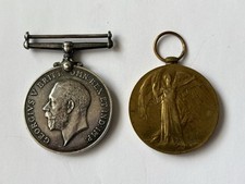 WW1 Medal Pair 40944 Cpl H