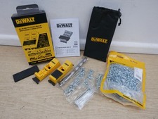 DeWALT DXPJ003E ALL IN 1 POCKET HOLE JIG + FLEXBAR SPACER + 250 7 X 32MM SCREWS