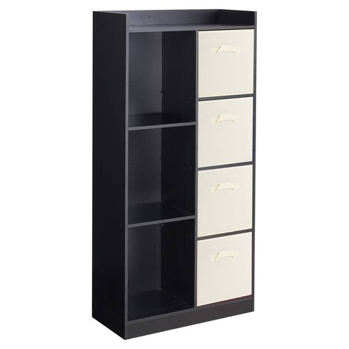 Cube wooden bookcase - wooden,