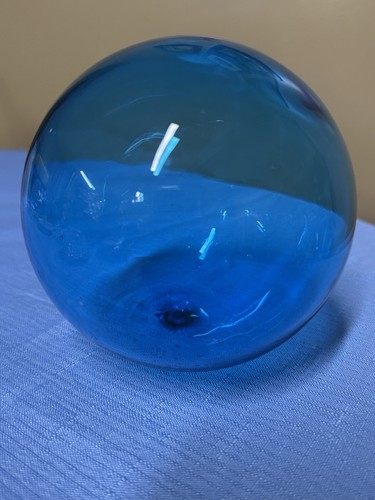 Blenko turquoise blue - blue, blown
