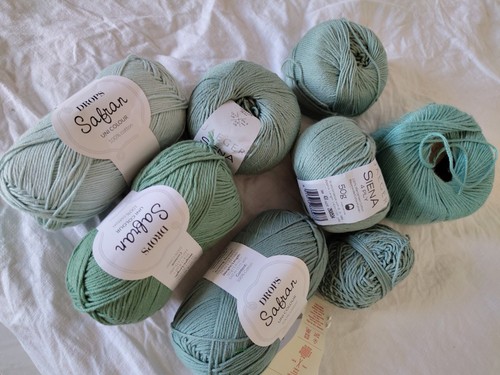 50g balls cotton yarns in - 8,