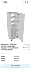 Diy kitchens white larder - diy,