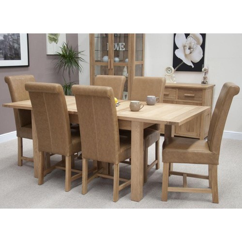 Solid oak extending table 6 - solid,