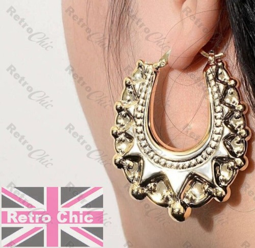 9ct gold filled 5cm - 5cm, creole
