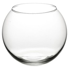 Decorative round glass flower - glass,
