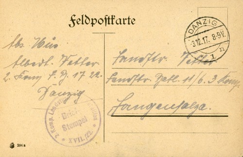 Gdansk field postcard with - gdansk:,