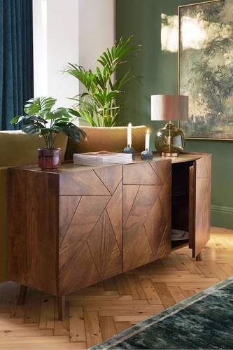 Next dark zaria mango wood - mango,