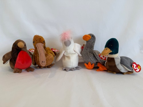 Beanie babies bird - beanie, bundle