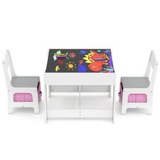 Kids Table and Chairs Set with