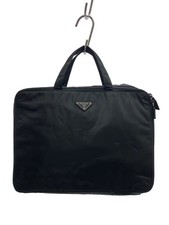 PRADA Briefcase Nylon Black