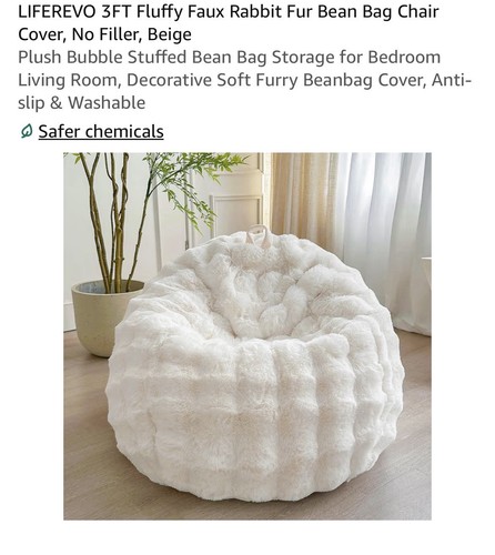 Liferevo 3ft fluffy faux - 3ft,