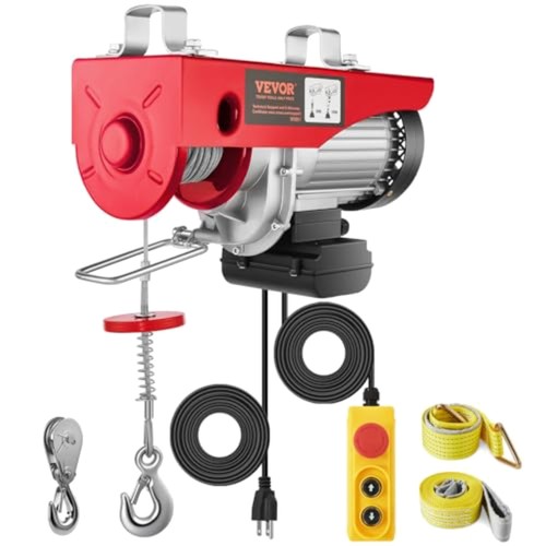 Electric winch 1320lbs 110v - winch,
