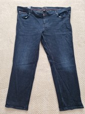 Tommy Hilfiger Mens Madison Stretch Comfort Fit Jeans W50 L32 Blue Denim Jeans