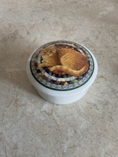 Ceramic Preserve Pot With Lid Cat Design Jam, Marmalade, Honey Pot
