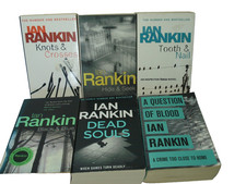 Ian Rankin 6 x John Rebus small paperback book bundle crime thrill Free P & P