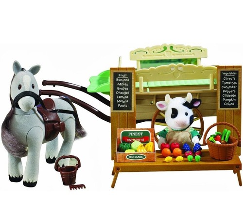 Sylvanian families farm - sylvanian, horse