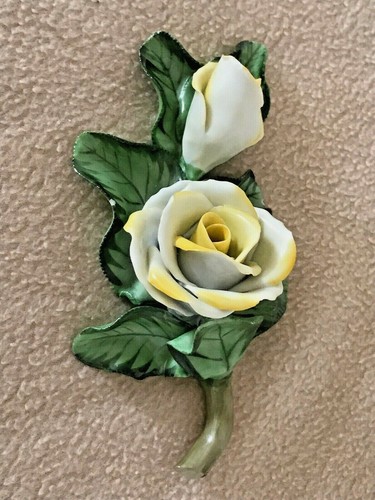 Vintage herend yellow - herend, roses