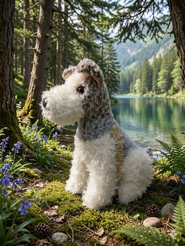 Vtg peeple pals schnauzer - peeple,