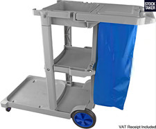 Robert Scott Abbey Cleaning Trolley Cart with Wash Bag Janitorial (VAT Incl)