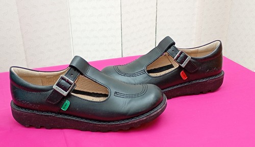 Kickers classic black leather - black,