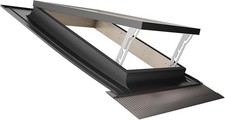 Rooflight Vasistas Opening Anti-Hail Glass Fir Wood Skylight for Auction