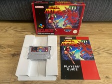 Super Metroid Big Box + Guide for Super Nintendo SNES Complete VGC PAL UK
