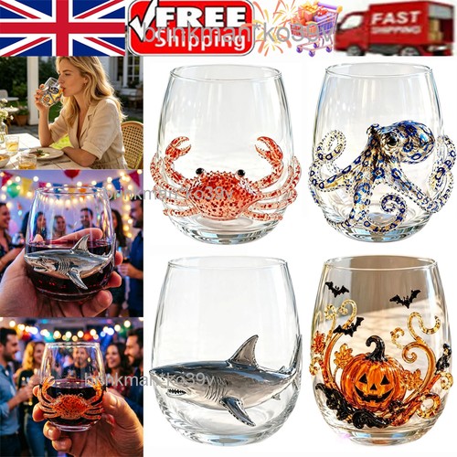 Blue ringed octopus glassware - ringed,