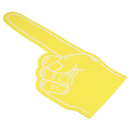 Giant foam finger - foam, inch,
