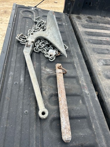Hinged 5kg galvanised plough - 7.5kg,