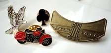 Pre-Owned Biker pin bundle x 4